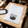 Erkek Oversize Ön Araba Baskili T-shirt Premium